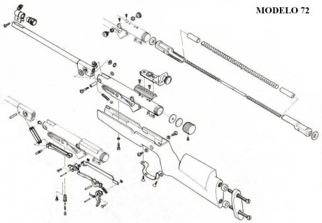 Este sistema lo utiliza Diana en varias de sus armas: carabinas 60, 70, 75 ; pistolas 6, 10. 
Consiste 12
