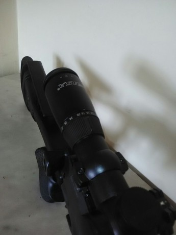 se vende carabina Hammerli AR20 , calibre 4,5, con visor BSA  8-32x56.
La carabina esta en perfectas condiciones, 21