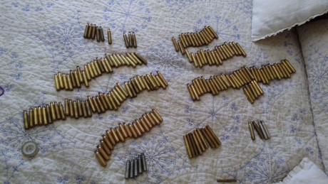 Se venden vainas de distintos calibres: 300win MAG en marcas rws hornady y winchester. 70 de ellas.
7mm 00