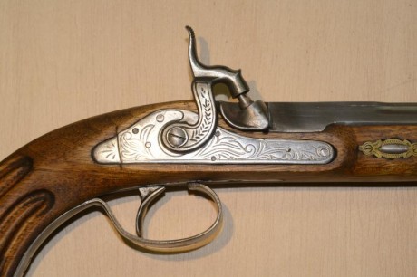 Pistola de percusión modelo Europa Cal. 44 (11,10 mm.). Fabricada en 1.978 por el desaparecido taller 01