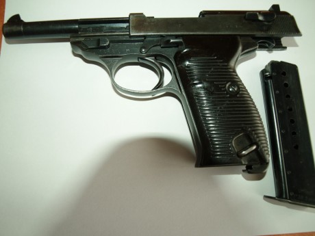 Vendo pistola Walter P-38 toda de Acero en estado de tiro, tira muy bien, para tiradas de pistolas Históricas 01