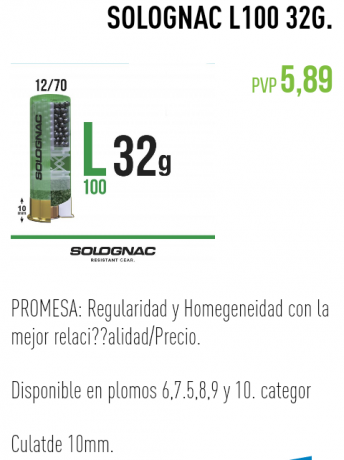 Que opinan sobre este cartucho para la media veda,¿?.calidad ,precio.Es un cartucho con muy buenos resultados 00