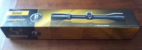 Vendo visor de batida Bushnell trophy xlt 1-4x 24 con tapas Butler creek, nuevo a estrenar, solo ha salido 02