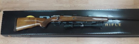 se vede santabárbara 270 con monturas apel desmontables y visor Bushnel Trophy 00