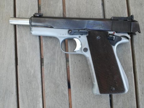 Buenas tardes compañeros pues pongo a la venta mi Star Super SA del 9 largo preparada para tiro deportivo 10