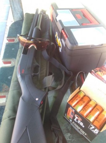 Hace ya un par de meses que fuí con un amigo a tirar al plato en Madrid (recorrido de caza), el estrenando 10