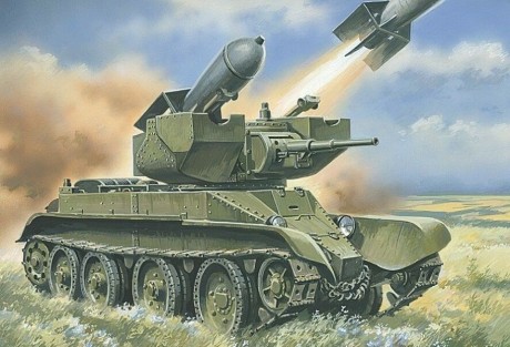 Rebuscando el otro en el Internet descubrí esta lamina de un BT-5 ruso con estos dos lanzadores de esos 00