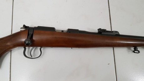 Se vende carabina BRNO (CZ), modelo 2E. En perfecto estado de conservación y de uso. Con un cargador metalico 42