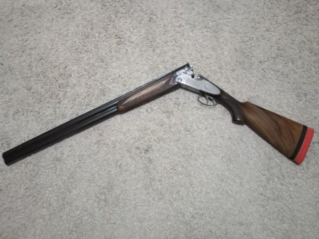Vendo escopeta superpuesta Beretta, modelo SO2. Doble gatillo, con el primero de ellos articulado. Choques 02