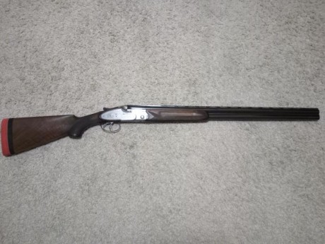 Vendo escopeta superpuesta Beretta, modelo SO2. Doble gatillo, con el primero de ellos articulado. Choques 01