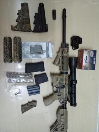 Hola compañeros, vendo mi S&W MP-15 con unos 80 disparos sin apenas uso ni desperfectos alguno, en 00