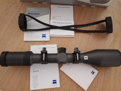 Hola vendo un visor zeiss inmaculado sin un solo rasguño con un dia de uso y dos años guardado en armero 20