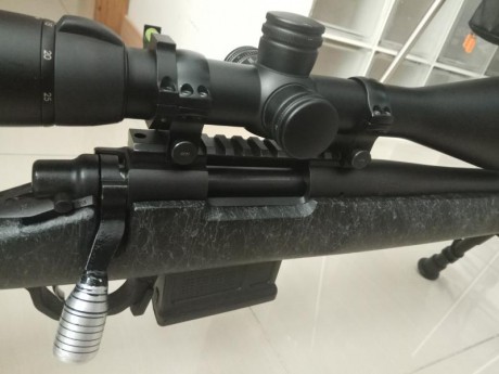 Se vende esta preciosidad de rifle por no darle uso, es un Remington sps customizado con culata de fibra 21