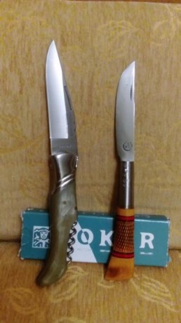 Muy buenas
Vendo este par de navajas juntas. Proceden de coleccion , nunca utilizadas. 
 Clásicas,  y 00