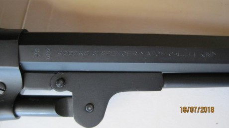 ¡RESERVADO! Revolver de avancarga marca Pedersoli, modelo Rogers Spencer Match cal. 44 (cañón Neumann), 00