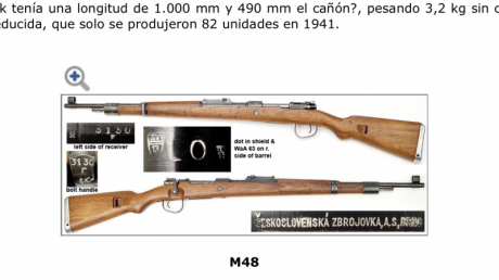 Hola a todos 
Hace unos dias adquiri un mauser k98 yugo y queria saber algo mas sobre este modelo ya que 90