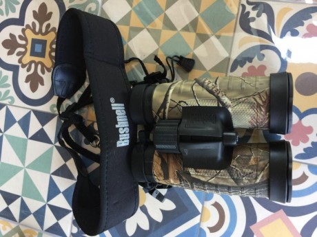 Bushnell 10X42 Trophy XLT. 150€
Prismas rectos Bak-4 que ofrecen una visión clara, brillante y nítida 01