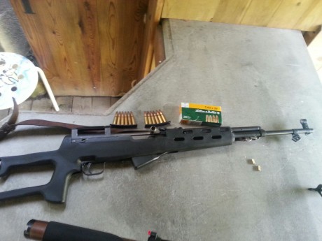 Buenas tardes VENDIDO
Se vende O CAMBIA POR 308 tipo Remingtong tactical Rifle SKS en calibre 7.62x39 02