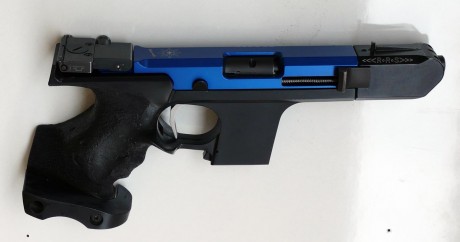 Se vende hammerli SP20 RRS, calibre .22lr, el arma viene con dos cargadores, la cacha es talla L, tiene 11