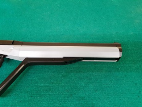 Pistola para tiro de precisión de la prestigiosa marca alemana Feinwerkbau.
Pistola de acción por palanca 10