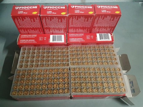 Vainas Fiocchi 9x19 (9 Luger) disparadas una sola vez en tiro de precisión

500 40€, 1.000 75€, gastos 00