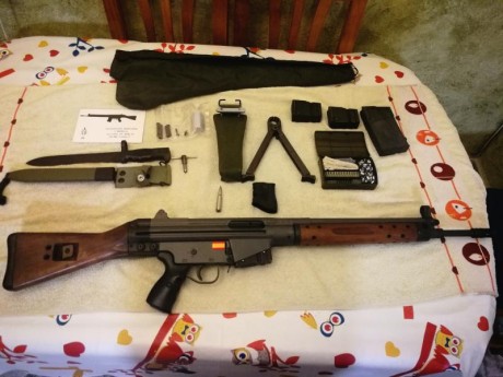 hola, vendo mi cetme c, con sus accesorios , todos nuevos a estrenar y originales, con algún repuesto 00