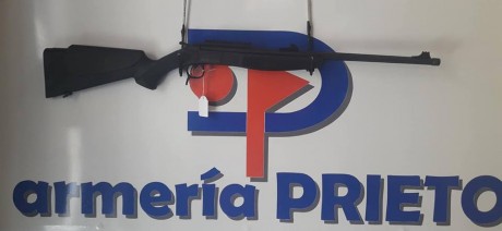 Monotiro bergara BA13 calibre 243.
 Con rosca y elementos de puntería de fibra optica. Precio 395  euros 02