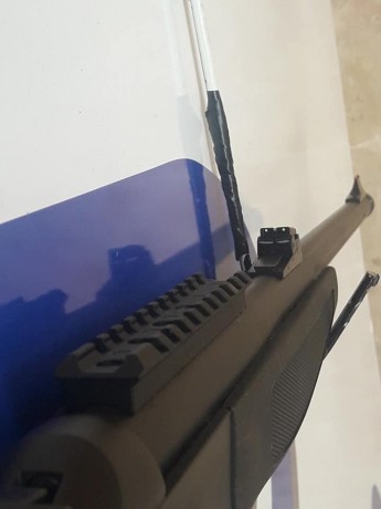 Monotiro bergara BA13 calibre 243.
 Con rosca y elementos de puntería de fibra optica. Precio 395  euros 00