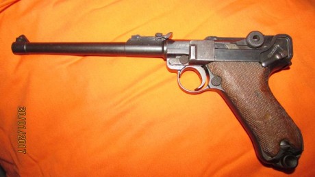 Buenas a todos, por necesidad de espacio y dinero, vendo esta maravilla, una luger de 1917, con todos 60