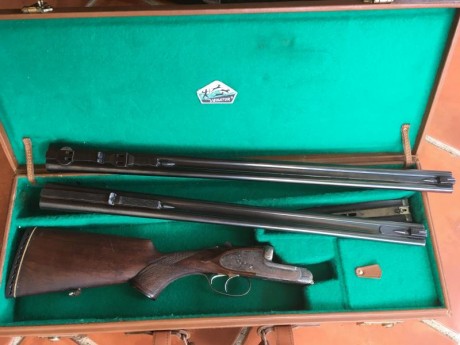Un amigo me pide le ponga a la venta su Express Victor Sarasqueta. Tiene dos juegos de cañones, 375 (monturas 02