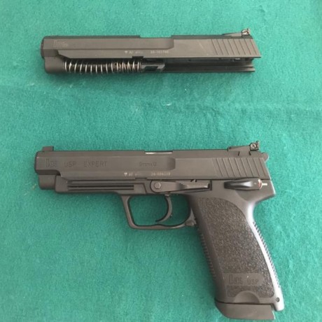 HK USP EXPERT 45 ACP NUEVA 
CARRO DE 9 mm Pb.
Apenas estrenada
4 cargadores de cada calibre

1.300 €

ahora 00