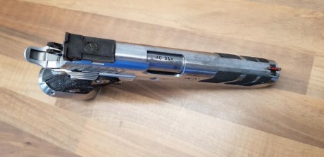 Hola, vendo sti edge del 40 para ipsc, con 6 cargadores y varios extras, ver fotos. 
El arma esta en Mallorca
CONTACTAR 00