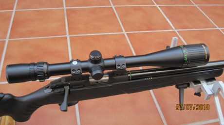 Carabina SAKO mod. QUAD Cal. 22 lr. y Maleta.  VENDIDA 
VISOR CON ANILLAS: 360 Euros. (Busnhell Elite 10