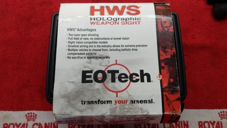 Pongo a la venta este EOTECH XPS"-0, en perfecto estado estetico y de uso.
Es el de la reticula normal 10