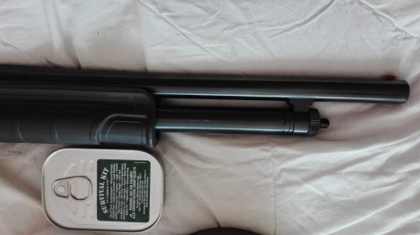 Buenas:
Vendo mi escopeta corredera MOSSBERG 500 SURVIVAL.

- Capacidad: 4 más 1.
- Correa táctica de 12