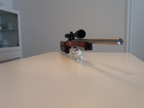 """VENDIDA""" CARABINA CAL.22 MARCA WALTHER CON CAÑÓN BERGARA.
CON VISOR 02