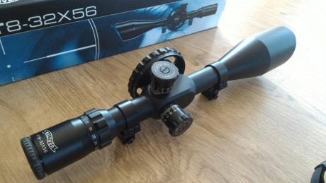 Hola, vendo visor WALTHER FT 8-32X56
He realizado con el unos 20 o 30 tiros.
Estado como nuevo.
Precio 01