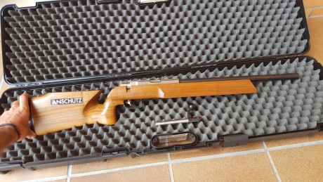 Se vende por no dar uso carabina 22lr modelo anschutz 2007/2013 de cañon corto y culata BR seminueva.

Se 01