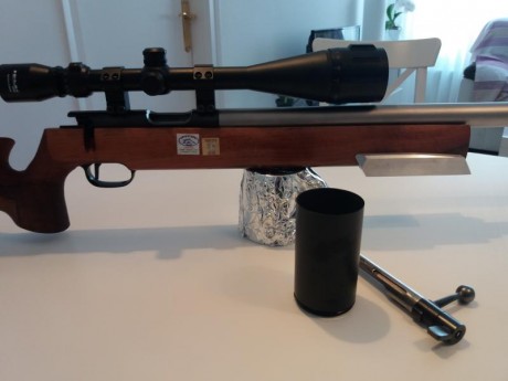 VENDO CARABINA CAL. 22 MARCA WALTHER CON CAÑÓN BERGARA. VISOR INCLUIDO MARCA SHILBA 8X32X50
SISTEMA DE 01