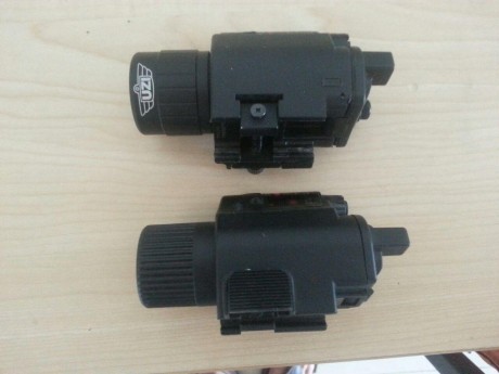 Vendo estos dos modulos linterna+laser por 80€ envio incluido por mensajeria 

Uno de ellos es de la marca 00