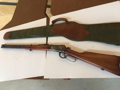 Un buen amigo vende este rifle “Tigre” del 44/40, en un estado de conservación excepcional, con una gran 22