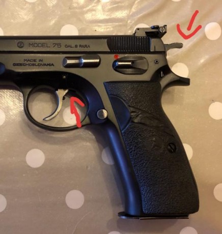 Hola amigos! ya que se muestran tantas armas buenas creo que a los propietarios de una cz 75 se nos tendría 61