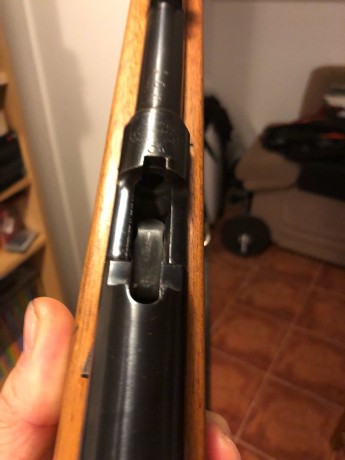 Buenos dias. Pongo en venta mi carabina destroyer 9mm pb. 
Muy buenas condiciones. La mdera esta al aceite 02