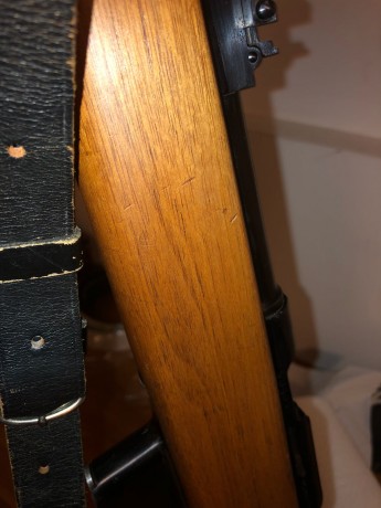 Buenos dias. Pongo en venta mi carabina destroyer 9mm pb. 
Muy buenas condiciones. La mdera esta al aceite 11