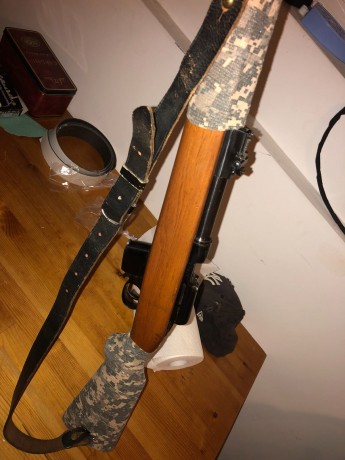 Buenos dias. Pongo en venta mi carabina destroyer 9mm pb. 
Muy buenas condiciones. La mdera esta al aceite 10