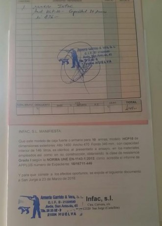 Hola, alguien sabe si el texto que pone en la foto que adjunto es verdad ?
Yo compré en noviembre un armero 110