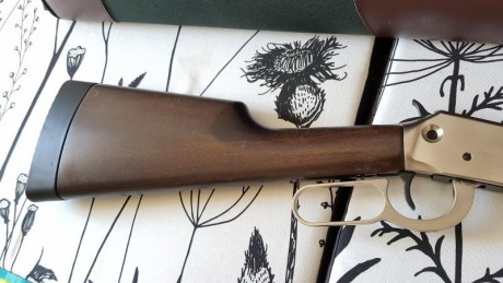 Carabina semiautomática de Umarex, réplica Winchester del oeste, de bombona de CO2 de 88 gr y perdigones 01