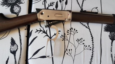 Carabina semiautomática de Umarex, réplica Winchester del oeste, de bombona de CO2 de 88 gr y perdigones 00