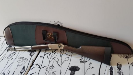Carabina semiautomática de Umarex, réplica Winchester del oeste, de bombona de CO2 de 88 gr y perdigones 11