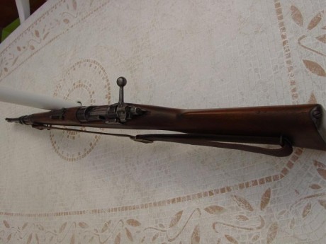 Vendo el bien conocido fusil de Santa Barbara mode Coruña de 1948, en calibre 8x57 (7,92 indicado) en 02